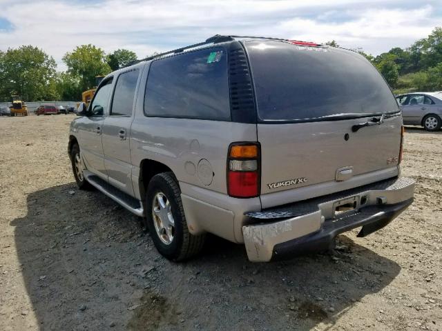 1GKFK66U94J307057 - 2004 GMC YUKON XL D GRAY photo 3