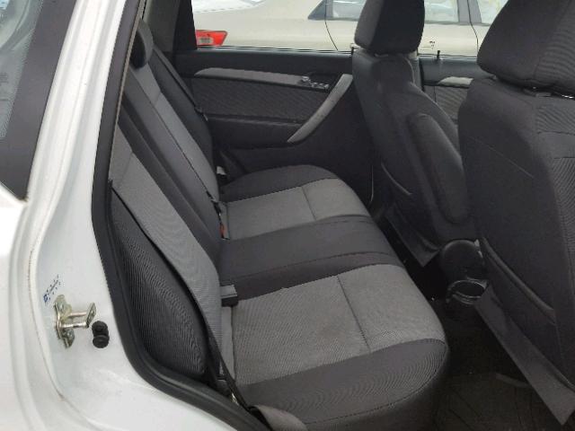 KL1TD6DE5BB238029 - 2011 CHEVROLET AVEO LS WHITE photo 6