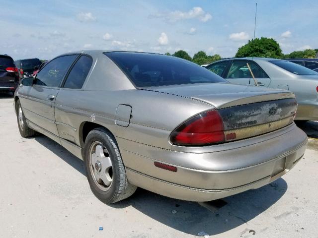 2G1WX12K4W9334663 - 1998 CHEVROLET MONTE CARL BEIGE photo 3