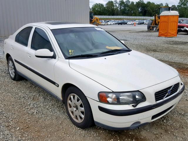 YV1RS61R912053412 - 2001 VOLVO S60 WHITE photo 1