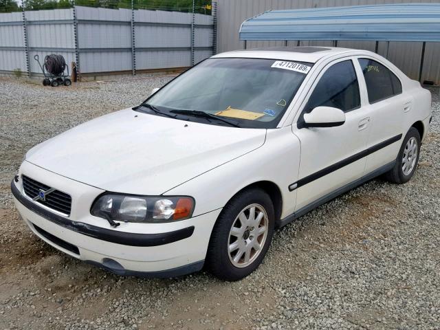 YV1RS61R912053412 - 2001 VOLVO S60 WHITE photo 2