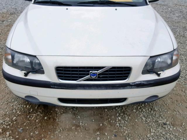 YV1RS61R912053412 - 2001 VOLVO S60 WHITE photo 9