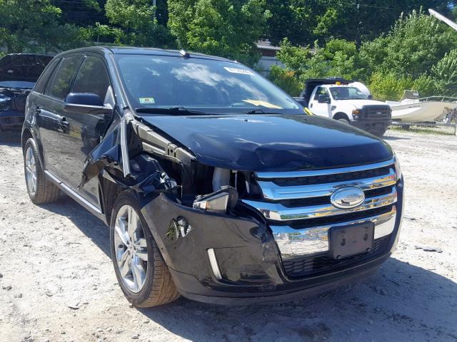 2FMDK4JC5DBA39307 - 2013 FORD EDGE SEL BLACK photo 1