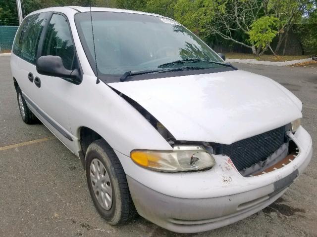 2P4FP25B3XR366512 - 1999 PLYMOUTH VOYAGER WHITE photo 1