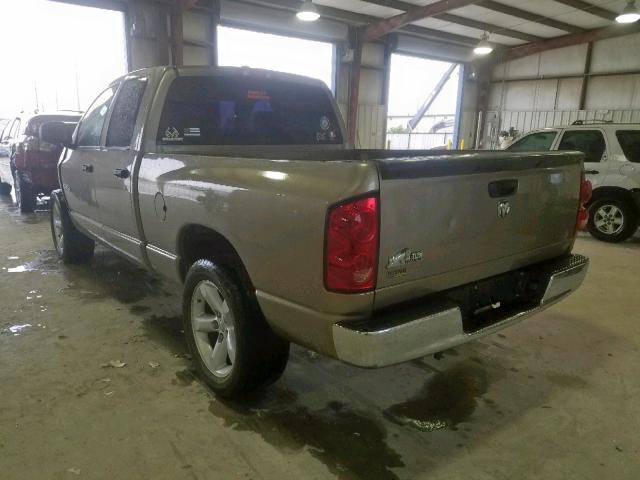 1D7HA18N18J153942 - 2008 DODGE RAM 1500 S TAN photo 3