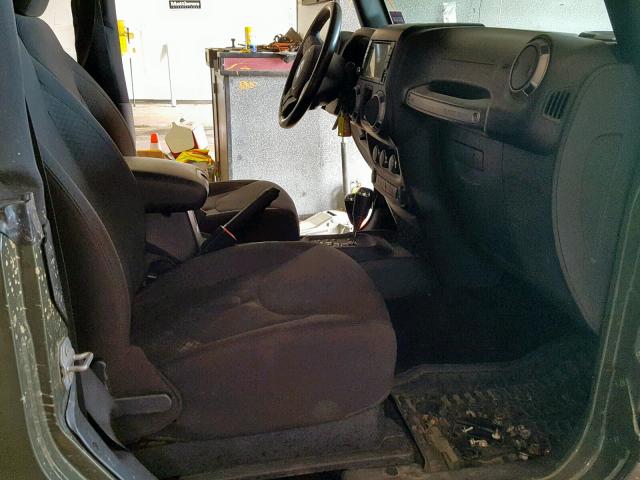 1C4AJWAG4FL641546 - 2015 JEEP WRANGLER S მწვანე ფოტო 5