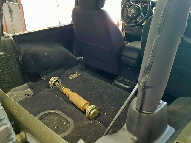 1C4AJWAG4FL641546 - 2015 JEEP WRANGLER S მწვანე ფოტო 6