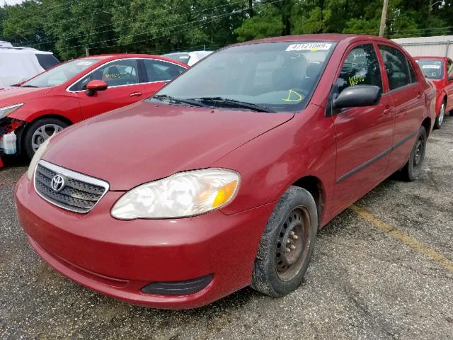 1NXBR32E88Z961955 - 2008 TOYOTA COROLLA CE MAROON photo 2