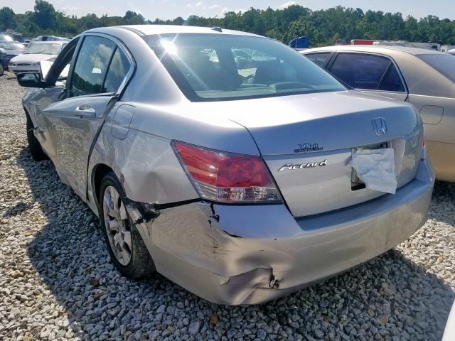 1HGCP2F86AA041747 - 2010 HONDA ACCORD EXL SILVER photo 3