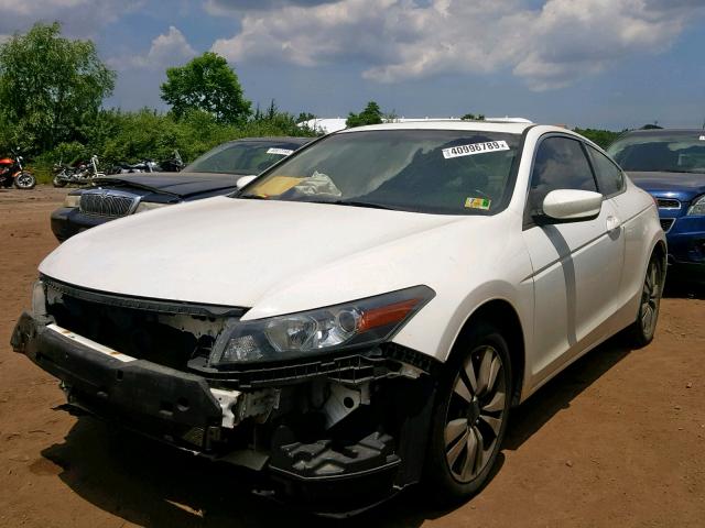 1HGCS1B84CA012880 - 2012 HONDA ACCORD EXL WHITE photo 2