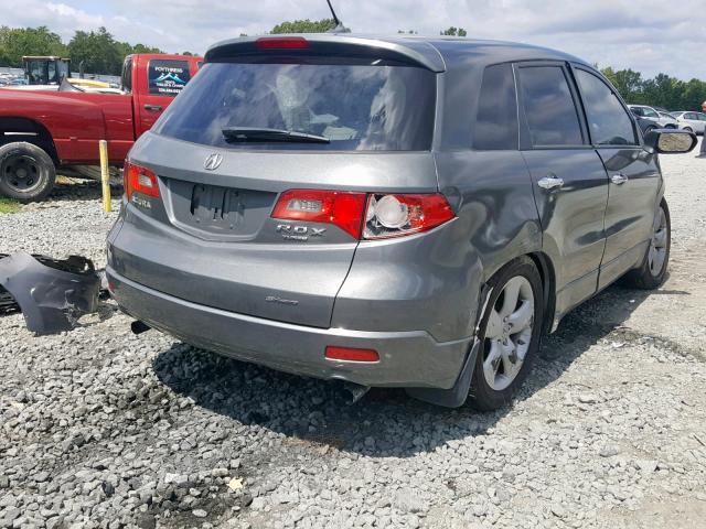 5J8TB18229A005499 - 2009 ACURA RDX GRAY photo 4