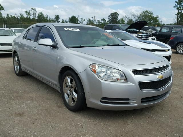 1G1ZH57B28F215658 - 2008 CHEVROLET MALIBU 1LT SILVER photo 1