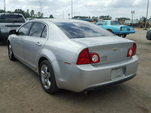 1G1ZH57B28F215658 - 2008 CHEVROLET MALIBU 1LT SILVER photo 3