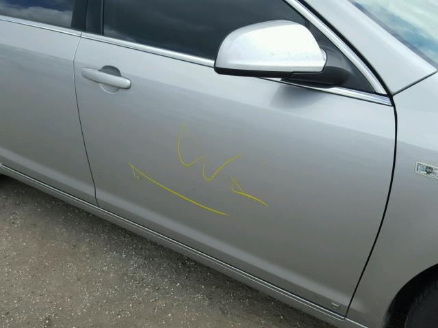 1G1ZH57B28F215658 - 2008 CHEVROLET MALIBU 1LT SILVER photo 9