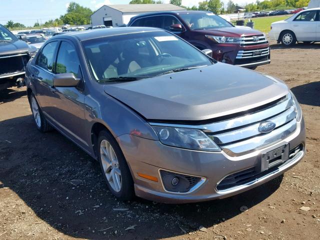 3FAHP0JA9AR218158 - 2010 FORD FUSION SEL GRAY photo 1