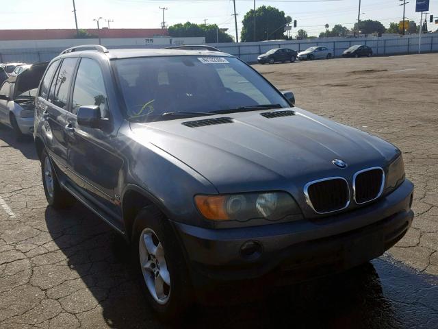 5UXFA53502LP47173 - 2002 BMW X5 3.0I GRAY photo 1