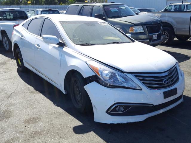 KMHFG4JG5FA453764 - 2015 HYUNDAI AZERA WHITE photo 1