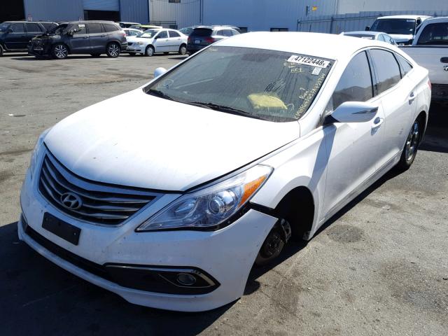 KMHFG4JG5FA453764 - 2015 HYUNDAI AZERA WHITE photo 2