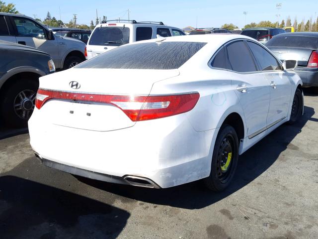 KMHFG4JG5FA453764 - 2015 HYUNDAI AZERA WHITE photo 4