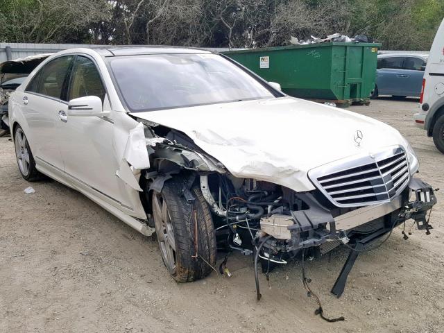 WDDNG7BB5BA404150 - 2011 MERCEDES-BENZ S 550 WHITE photo 1