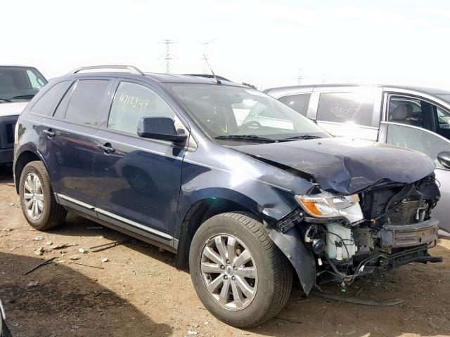 2FMDK3JCXABB51834 - 2010 FORD EDGE SEL BLUE photo 1