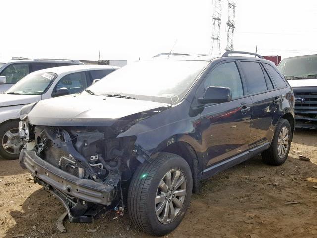 2FMDK3JCXABB51834 - 2010 FORD EDGE SEL BLUE photo 2