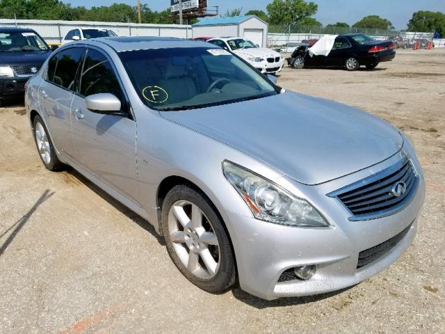 JN1CV6ARXBM353309 - 2011 INFINITI G37 SILVER photo 1