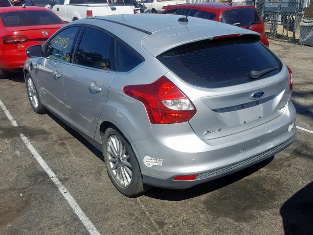 1FADP3R4XEL391612 - 2014 FORD FOCUS BEV SILVER photo 3