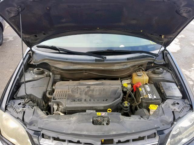 2C8GM68485R282624 - 2005 CHRYSLER PACIFICA T BLACK photo 7