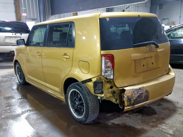 JTLKE50E181055361 - 2008 TOYOTA SCION XB 绿色 照片 3