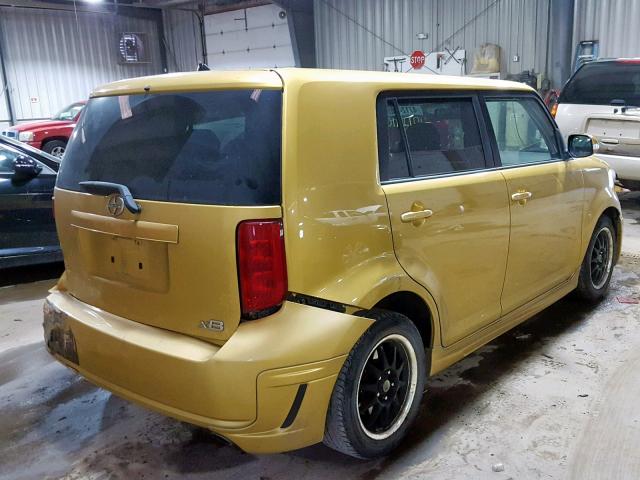 JTLKE50E181055361 - 2008 TOYOTA SCION XB 绿色 照片 4