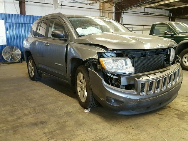 1C4NJDBB5DD165209 - 2013 JEEP COMPASS SP ნაცრისფერი ფოტო 1