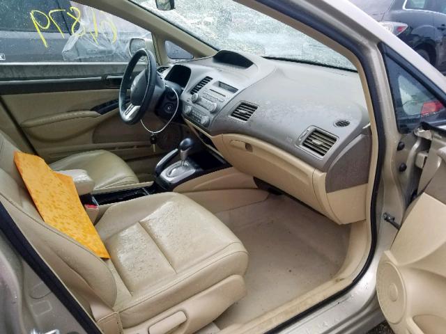 1HGFA16938L118784 - 2008 HONDA CIVIC EXL 金色 照片 5