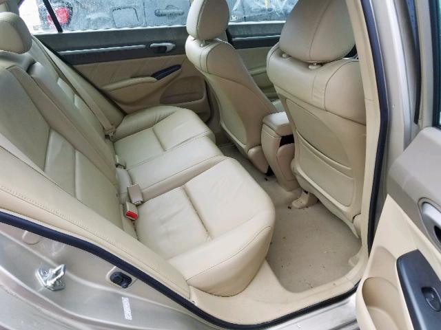 1HGFA16938L118784 - 2008 HONDA CIVIC EXL 金色 照片 6