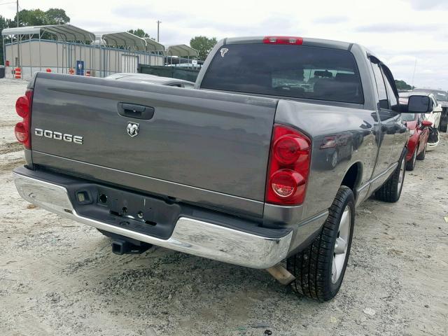 1D7HA18K38J136923 - 2008 DODGE RAM 1500 S GRAY photo 4