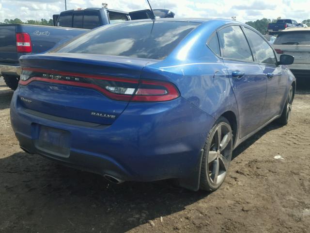 1C3CDFBA6DD301773 - 2013 DODGE DART SXT BLUE photo 4