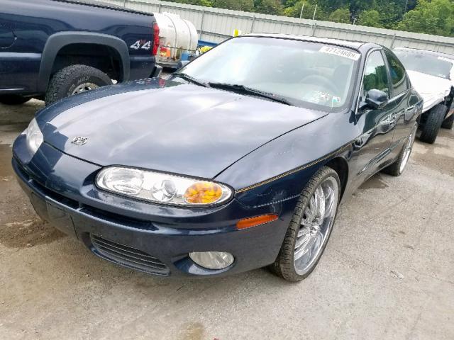 1G3GS64CX14125226 - 2001 OLDSMOBILE AURORA 4.0 BLUE photo 2