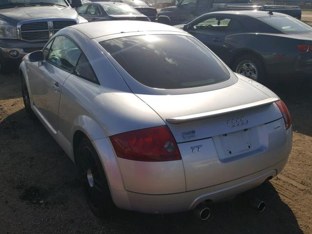 TRUWT28N231003998 - 2003 AUDI TT QUATTRO SILVER photo 3