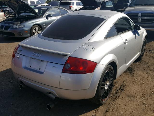 TRUWT28N231003998 - 2003 AUDI TT QUATTRO SILVER photo 4