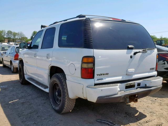 1GKEK63U16J105641 - 2006 GMC YUKON DENA WHITE photo 3