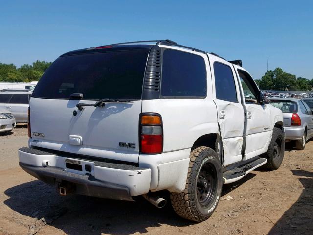 1GKEK63U16J105641 - 2006 GMC YUKON DENA WHITE photo 4