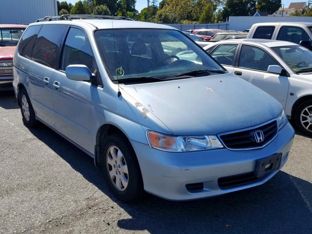 5FNRL18054B101616 - 2004 HONDA ODYSSEY EX BLUE photo 1