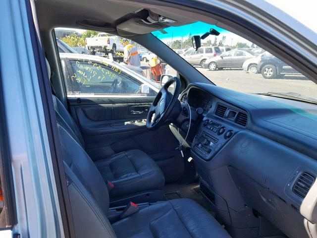 5FNRL18054B101616 - 2004 HONDA ODYSSEY EX BLUE photo 5