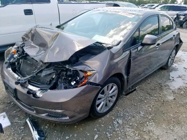 2HGFB2F98CH515562 - 2012 HONDA CIVIC EXL 棕色 照片 2