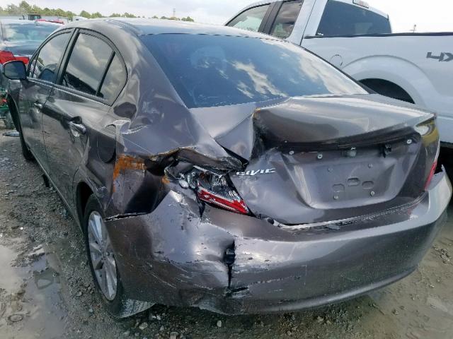 2HGFB2F98CH515562 - 2012 HONDA CIVIC EXL 棕色 照片 3