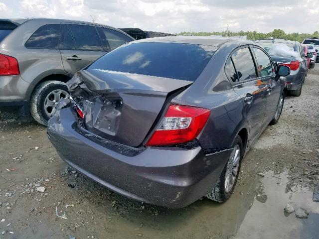 2HGFB2F98CH515562 - 2012 HONDA CIVIC EXL 棕色 照片 4