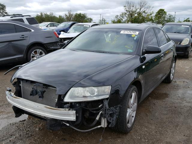 WAUAH74F48N016508 - 2008 AUDI A6 3.2 BLACK photo 2