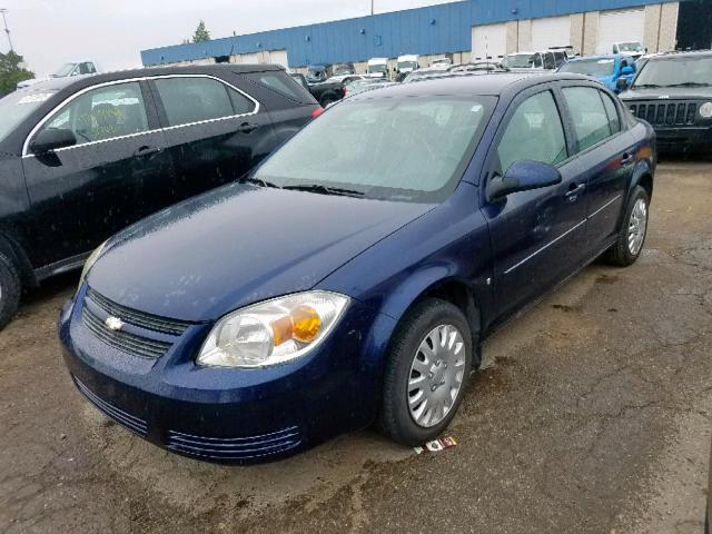 1G1AL58F987132736 - 2008 CHEVROLET COBALT LT BLUE photo 2