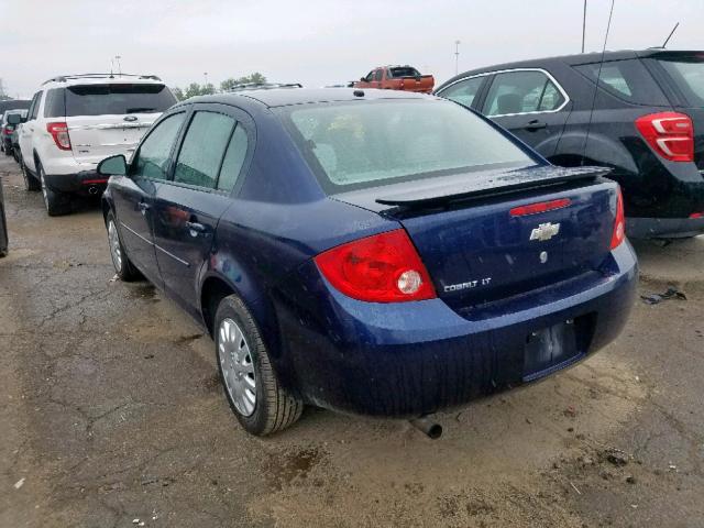 1G1AL58F987132736 - 2008 CHEVROLET COBALT LT BLUE photo 3