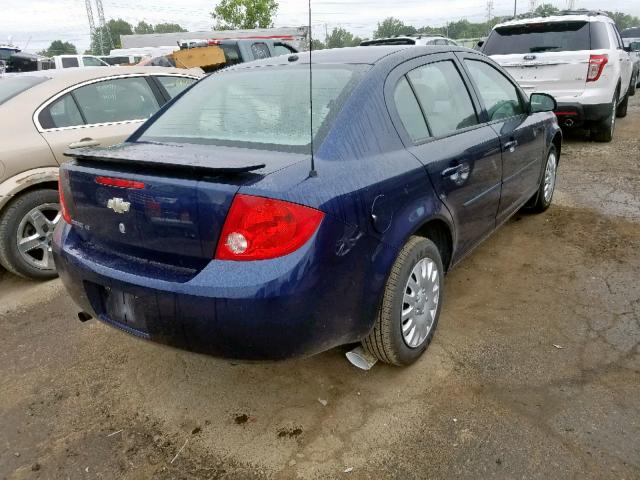 1G1AL58F987132736 - 2008 CHEVROLET COBALT LT BLUE photo 4